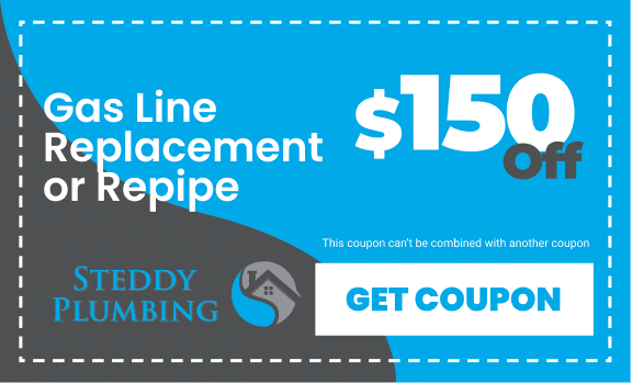 Steddy Plumbing, LLC in Spring, TX | Gas Line or Repipe Coupon